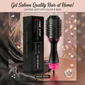 One Step Hair Dryer & Styler 3-in-1 Hot Air Brush